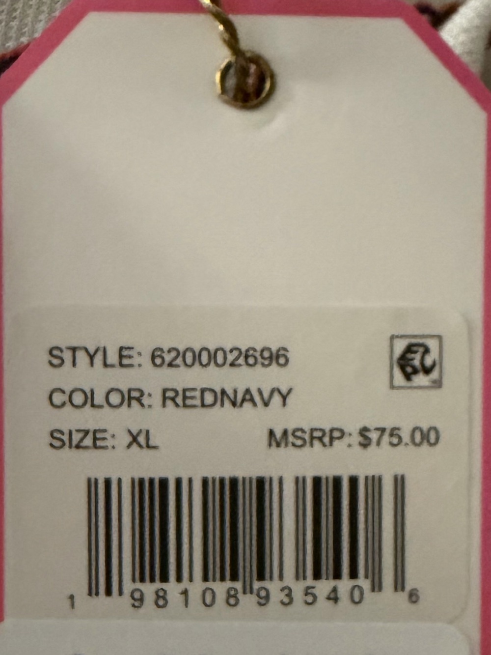 NWT women’s Stella Parker Sleeveless Golf Tennis Striped Polo Sz XL $75 - Picture 3 of 3